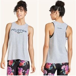 Peloton Mom grey work out Tank Top size small